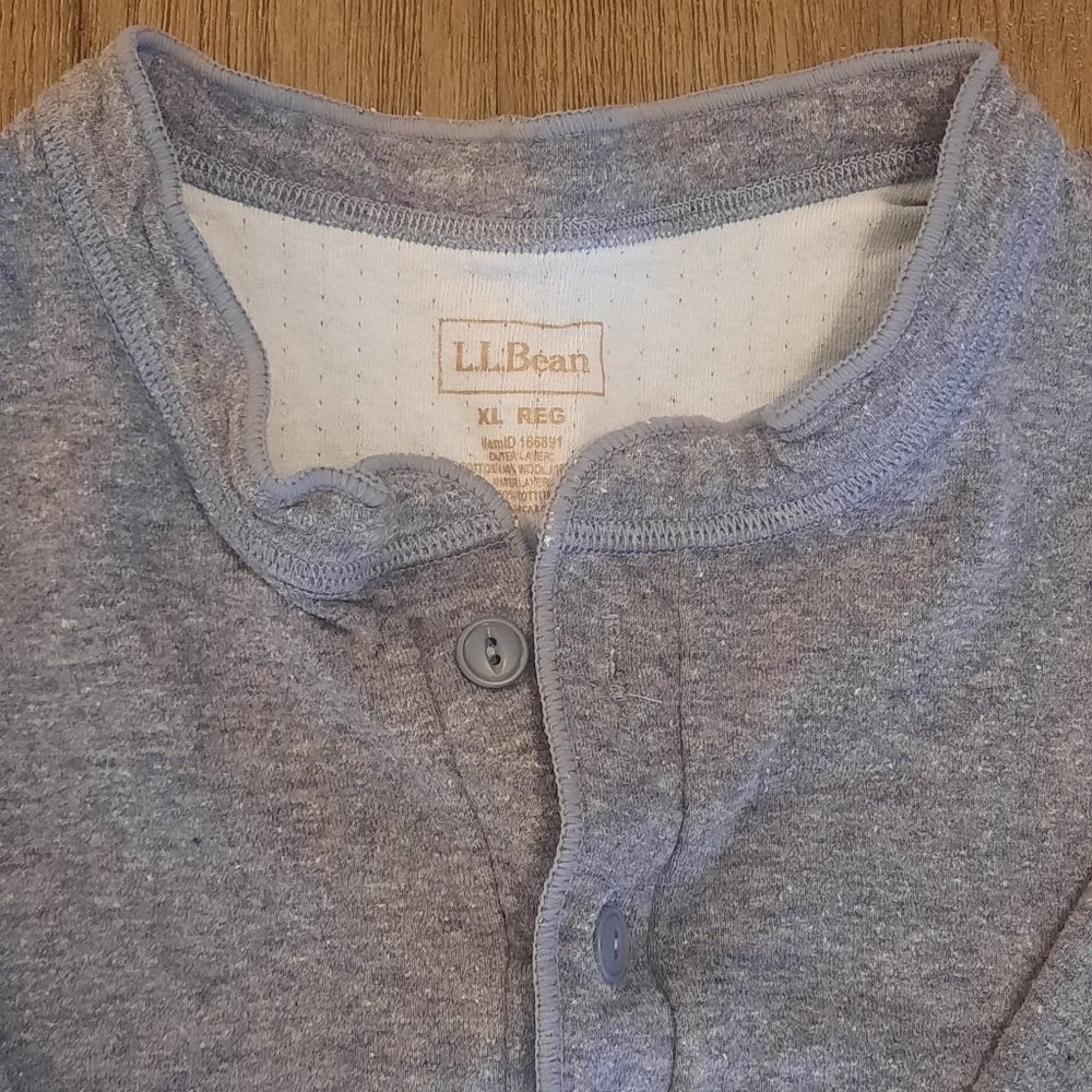 L.L. Bean Grey Long Sleeve XL  Item ID 166891